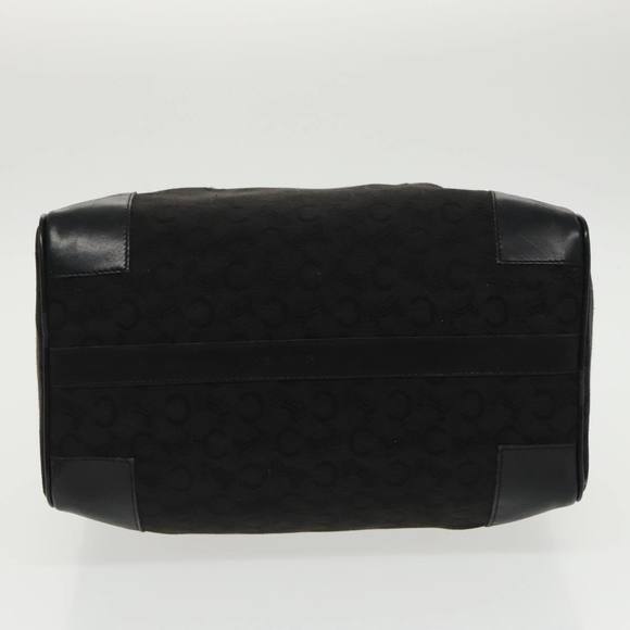 CELINE C Sulky Boston Bag Canvas Leather Black Silver Auth bs19762 - Picture 5 of 16